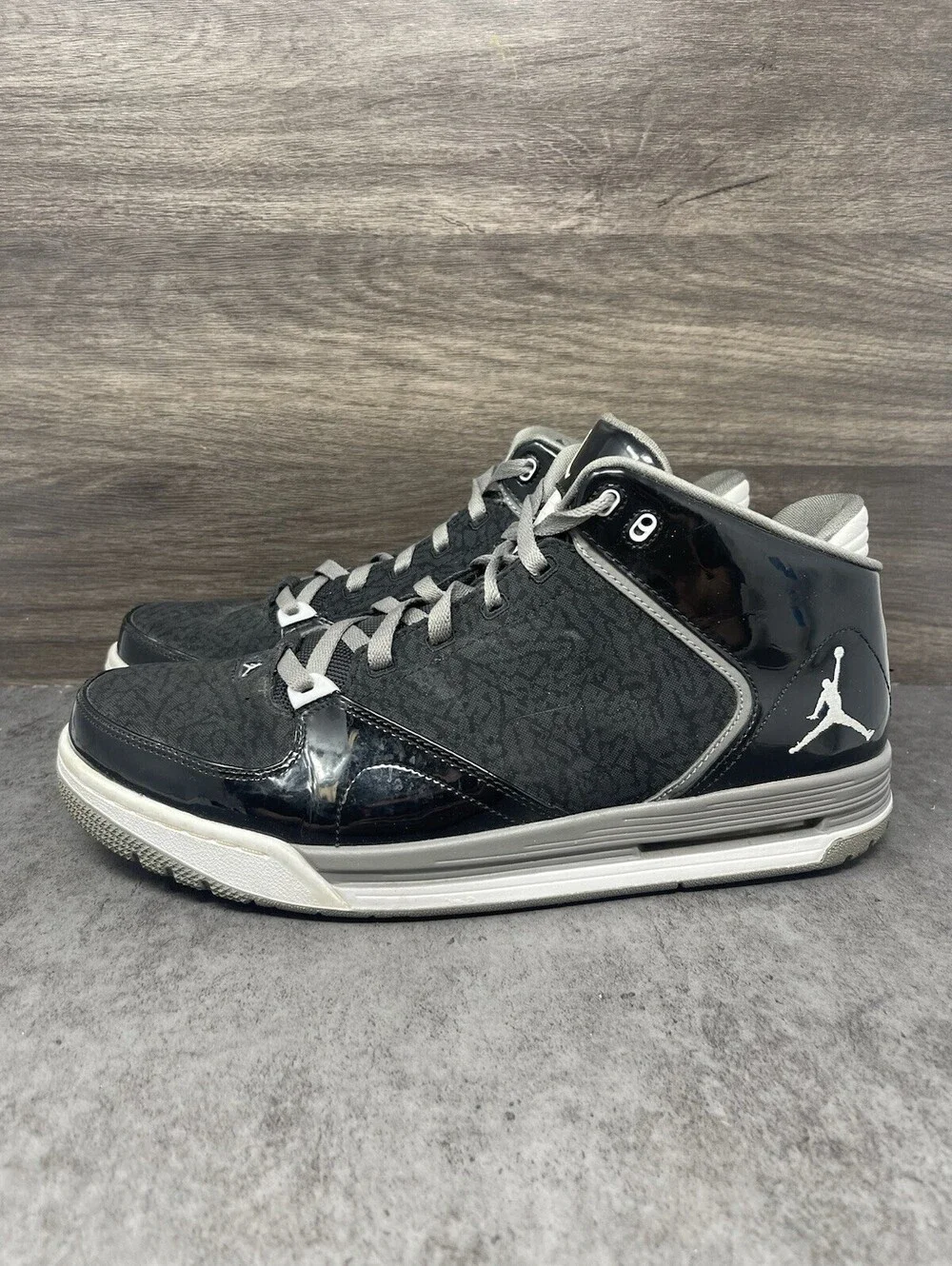 Air Jordan As You Go Sneakers Mens Size 12 Black Grey 467888-012